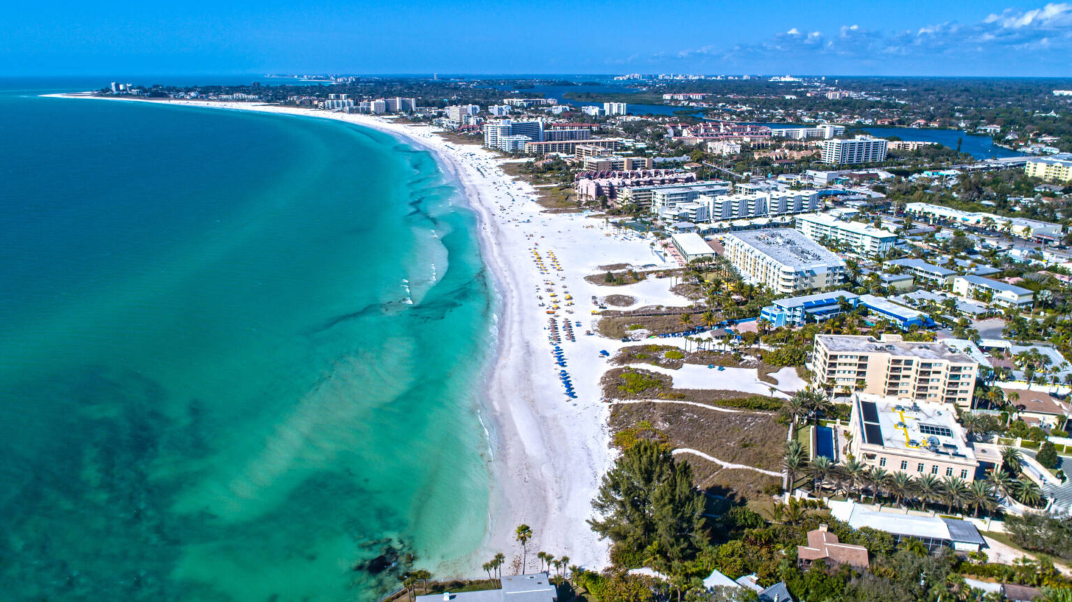 Siesta Key beach in Florida