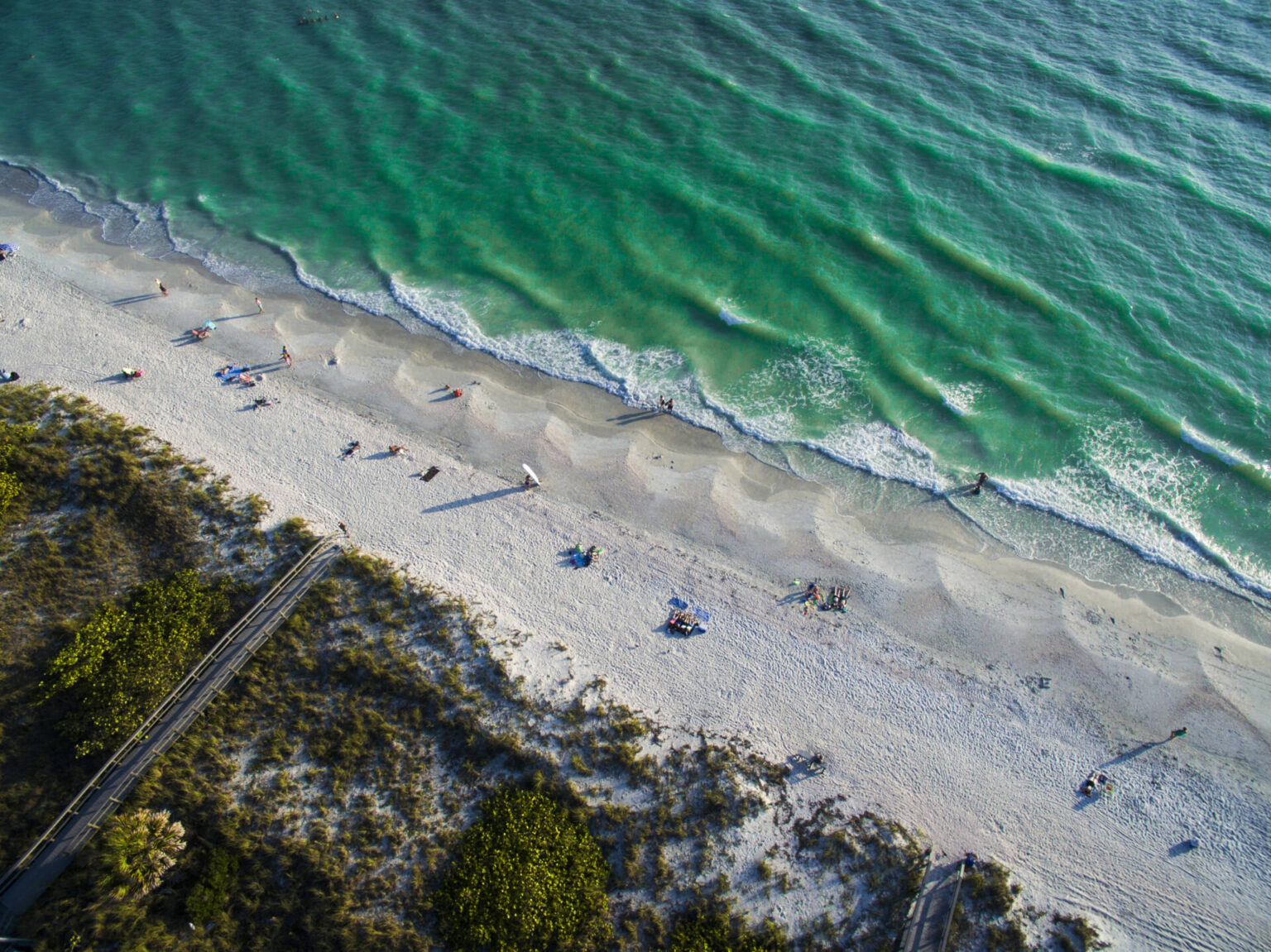 Treasure Island beach on Florida Gulf Coast