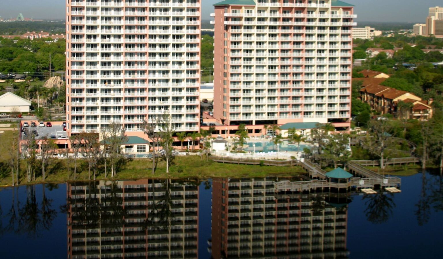 Blue Heron Beach Resort on Lake Bryan in Lake Buena Vista area of Orlando.