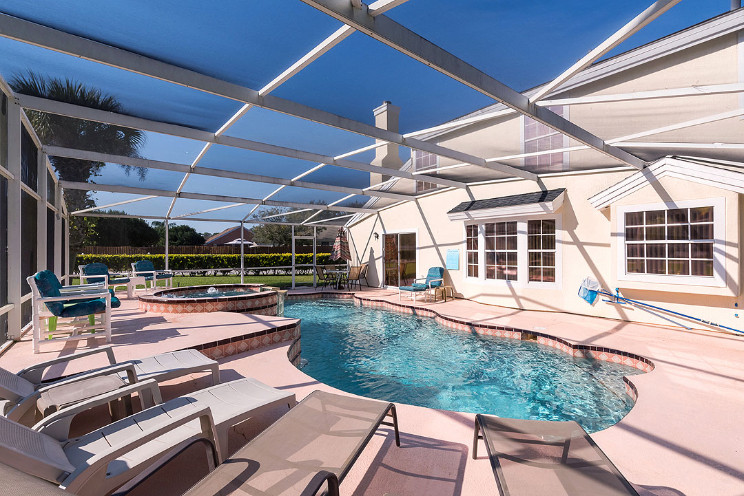 Villa with own pool at Hamiltons Reserve in Kissimmee, Florida.