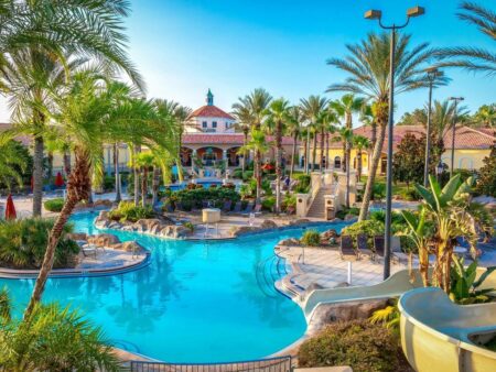 Regal Palms pool and lazy river in Orlando, Florida